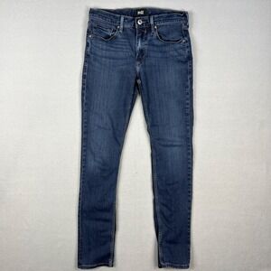 Paige Jeans Mens Size 31 Slim Fit Taper Denim Dark Wash Fits‎ 30x31  Stretch USA